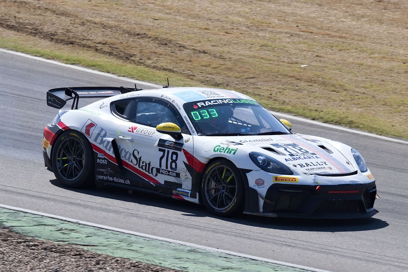 porsche cayman 718 gt4 clubsport verhuur zolder spa francorchamps tracktime